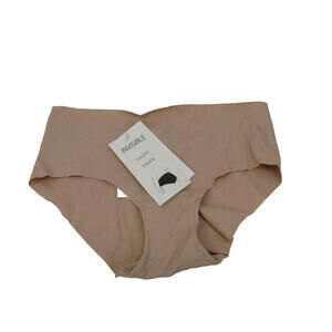 Oysho Invisible Panties Womens Small Beige Seamless Briefs Underwear New S CH